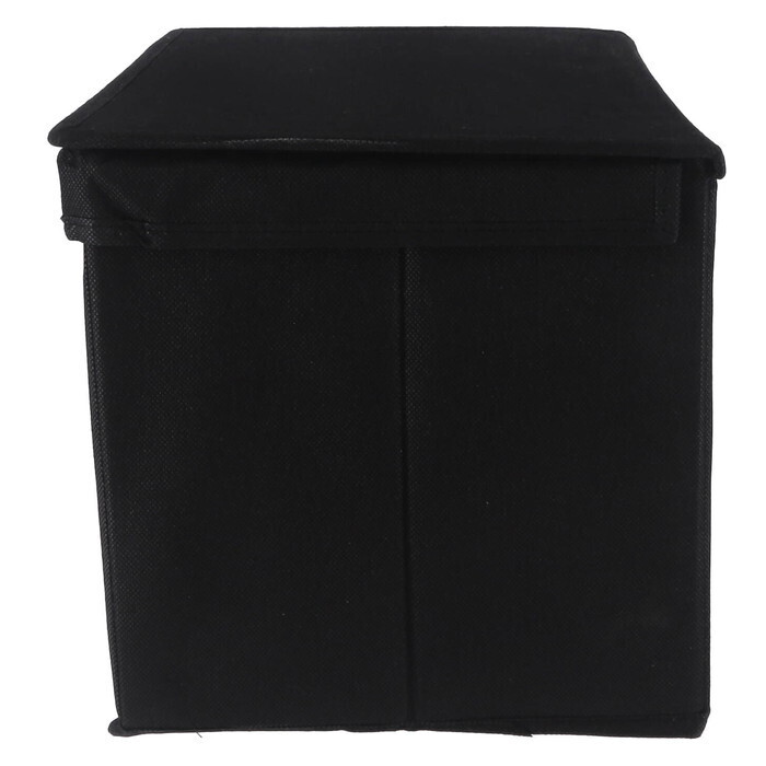 ボックス 蓋付不織布 インナー スタンダード BK ブラック 完成品 W380×D250×H250mm 0.6kg fj-39808 収納ケース ボックス 押入れ収納 収納 家具 送料無料 北欧 モダン 家具 インテリア ナチュラル テイスト 新生活 オススメ おしゃれ 後払い auc-genco-11871460 家具・インテリアのジェンコ サンプル画像3