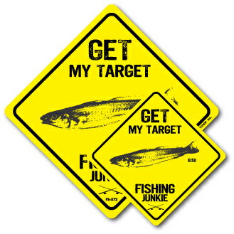 Fishing Stickers - Kissing Fish (Type B) - Set of 2 - FS072 - Fishing Stickers - Fishing Hobby Goods