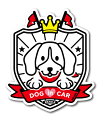 ペットステッカー ドッグインカー DOG in CAR イラスト ビーグル Aタイプ PET055 ドッグ ステッカー 犬 グッズ