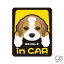 ڥåȥƥå BEAGLE in CAR ӡ ɥå󥫡  ڥå  DOG 饹 25 PET067 gs ƥå å