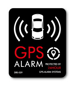 ドラレコステッカー GPS ALARM Sサイズ