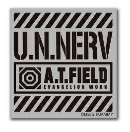 A.T.FIELD ステッカー U.N.NERV ATF007R 反射素材 エヴァンゲリオン ヘルメット バイク 車 ツール ワークブランド グッズ