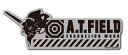 A.T.FIELD ステッカー 初号機 ATロゴ ATF018R 反射素材 エヴァンゲリオン ヘルメット バイク 車 ツール ワークブランド グッズ