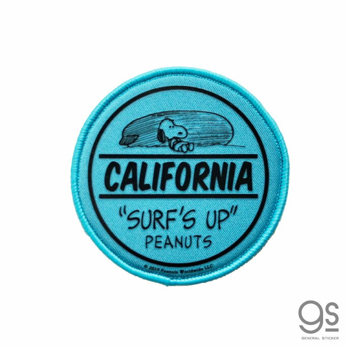 スヌーピー サーフボードステッカー california カリフォルニア キャラクターステッカー サーフィン ネオプレン PEANUTS snoopy 防水 アウトドア SNP19041