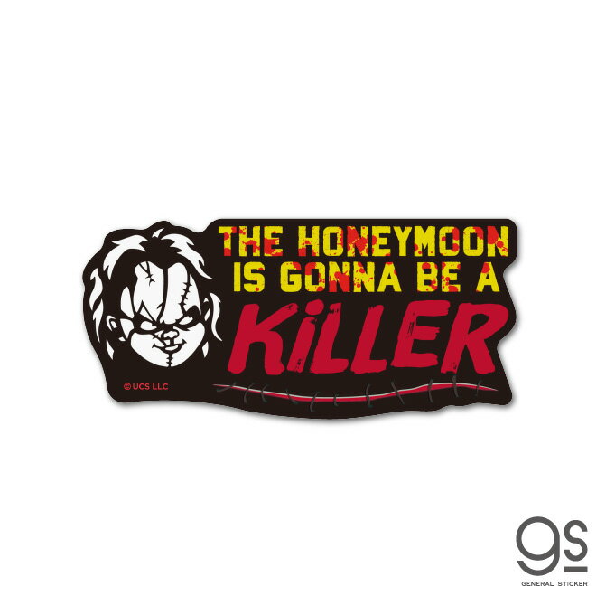 チャッキーステッカー イラスト KILLER 映画 チャイルド・プレイ シリーズ ホラー ユニバーサル おしゃれ アメリカ イラスト gs 公式グッズ CP-004