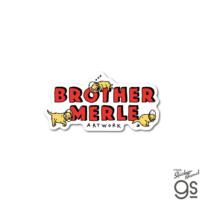 BROTHER MERLE ダイカットミニステッカ