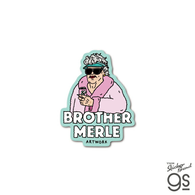 BROTHER MERLE ダイカットミニステッカ