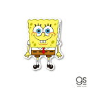 スポンジ ボブ ボブ キャラクターステッカー アメリカ アニメ SpongeBob ダイカットステッカー SPO001 gs 公式グッズ