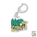 スポンジ・ボブ アクリルキーホルダー HIP TO BE SQUARE キャラクター アメリカ アニメ イラスト SpongeBob gs 公式グッズ SPO058(4)
