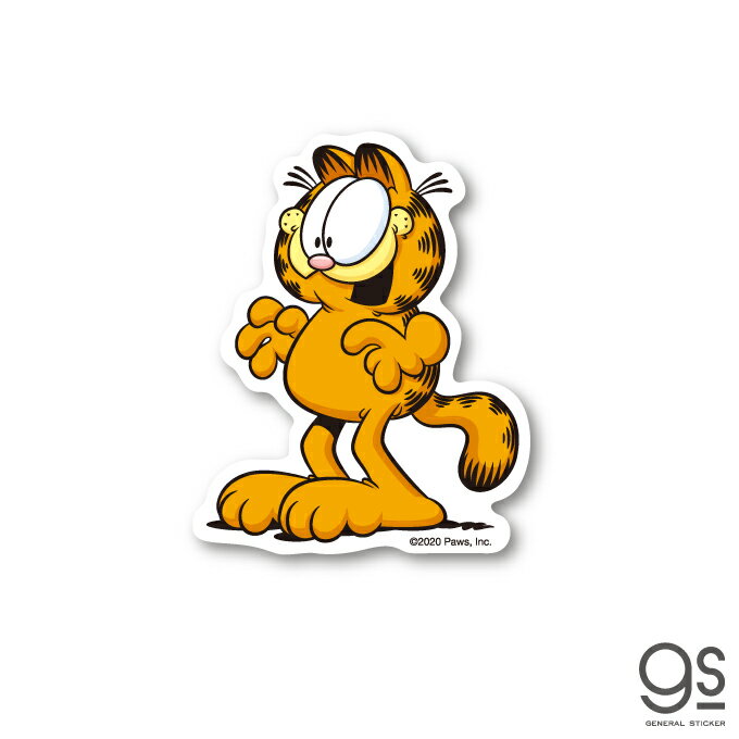 ガーフィールド キャラクターステッカー ワオ！ ミニステッカー アメリカ アニメ Garfield 猫 GF010 gs 公式グッズ