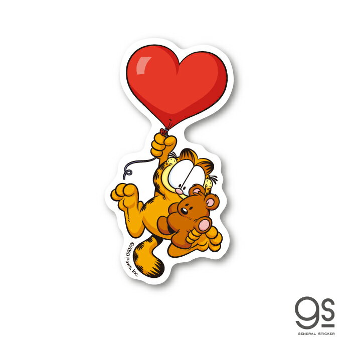 樂天商城 - ガーフィールド キャラクターステッカー バルーン ミニステッカー アメリカ アニメ Garfield 猫 GF011 gs 公式グッズ