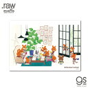 くまのがっこう アートフォトポスター プレゼント A4 キャラクター ジャッキー くま 絵本 イラスト かわいい こども インテリア コレクション KMG063