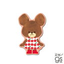 くまのがっこう ダイカットステッカー アップルガール・ジャッキー02 ワンピース アート BEAR くま 絵本 イラスト かわいい こども gs 公式グッズ K...