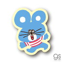 SWIMMER ネズミ ボーダー ミニステッカー キャラクターステッカー スイマー ブランド イラスト かわいい パステル レトロ 雑貨 SWM017 gs 公式グッズ