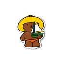 miffy ダイカットビニールステッカー ボリス 水着 キャラクターステッカー 絵本 イラスト かわいい こども うさぎ gs 公式グッズ MIF048