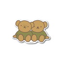 miffy ダイカットビニールステッカー ボリス&バーバラ パステル キャラクターステッカー 絵本 イラスト かわいい こども うさぎ gs 公式グッズ MIF055