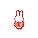 miffy ダイカットビニールミニステッカー ミッフィー 赤 キャラクター 絵本 イラスト かわいい こども うさぎ gs 公式グッズ MIF065(3)