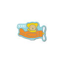 miffy ダイカットビニールミニステッカー 飛行機 キャラクター 絵本 イラスト かわいい こども うさぎ gs 公式グッズ MIF075