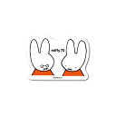 miffy70周年 ダイカットステッカー06 ミッフィー 記念 期間限定 絵本 イラスト 可愛い こども うさぎ キャラクター gs 公式グッズ MIF70-006