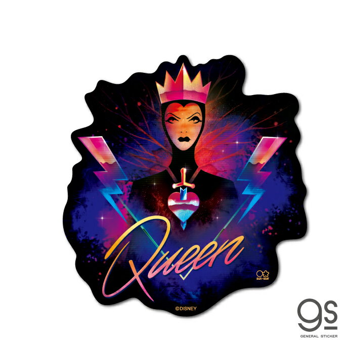 ディズニー ヴィランズ 女王 ウィックド・クイーン 白雪姫 キャラクターステッカー ダイカット DISNEY VILLAINS 悪者 悪役 アニメ 映画 人気 DIS002 gs 公式グッズのサムネイル