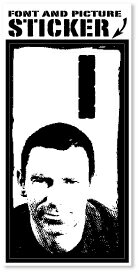 FPS09 [I] フォント＆ピクチャーステッカー アルファベット 文字 デコ