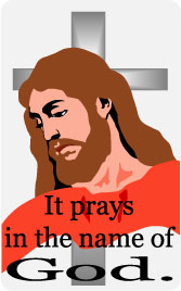 ステッカー NM008 GOD & CROSS ミニステッカー スマホ デコ おもしろ グッズ