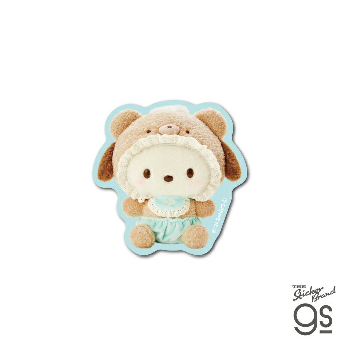 Rakuten - サンリオキャラクターズ ラテクマベビー ミニステッカー ポチャッコ サンリオ かわいい キャラクター ぬいぐるみ gs 公式グッズ SAN-078
