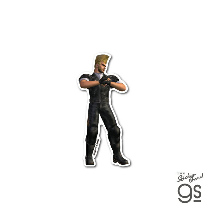 鉄拳レジェンドシリーズ ダイカットビニールステッカー ポール・フェニックス TEKKEN 3 キャラクター PAUL コレクション 3D格闘ゲーム game gs 公式グッズ TKN033