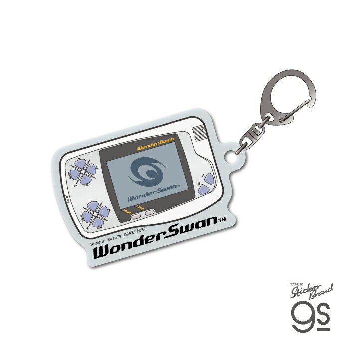 ワンダースワン アクリルキーホルダー パールホワイト ゲーム機 カラー WonderSwan 懐かし ハード game コレクション gs 公式グッズ WDS-008