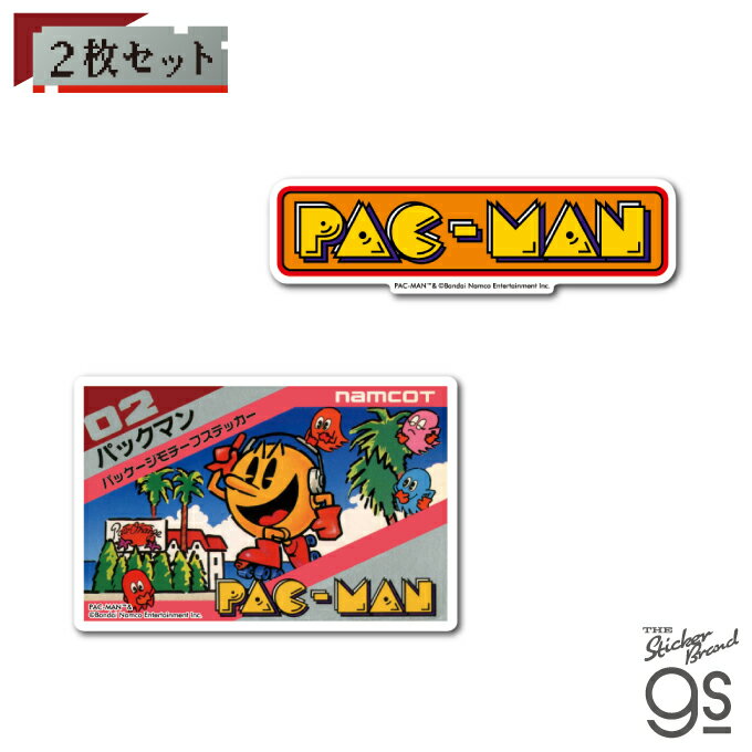 ナムコレジェンダリーシリーズ ステッカー パックマン/Aセット クラシック ゲーム game 懐かしい コレクション gs 公式グッズ BNE36