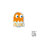 PAC-MAN ホログラムステッカー CLYDE ドット パックマン ゲーム game レトロ コレクション ライセンス商品 キャラクター 人気 gs 公式グッズ PAC015