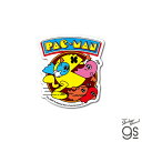 PAC-MAN ダイカットステッカー レトロ ダッシュ パックマン ゲーム game レトロ コレクション ライセンス商品 キャラクター 人気 gs 公式グッズ PAC021