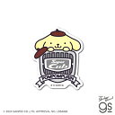 Super Cub×サンリオキャラクターズ ステッカー ポムポムプリン02 かわいい sanrio コラボ バイク スーパーカブ Honda gs 公式グッズ LCS1684