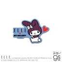 ELLE×マイメロディ&クロミ ダイカットステッカー マイメロディ サンリオ コラボ 可愛い 周年 記念 キャラクター お洒落 gs 公式グッズ SAN180