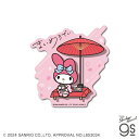 サンリオキャラクターズ ダイカットステッカー マイメロディ 茶屋 sanrio キャラクター インバウンド 日本 和風 JAPAN お土産 可愛い gs 公式グッズ SAN151