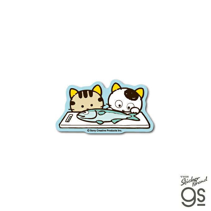 タマ＆フレンズ ダイカットミニステッカー おさかな うちのタマ知りませんか？ アニメ キャラクター イラスト 可愛い gs 公式グッズ TAM030