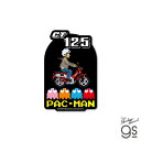 Honda×PAC-MAN ダイカットステッカー CT125 バイク パックマン ゲーム コラボ レトロ お洒落 かっこいい スマホ キャラクター gs 公式グッズ HNPC004