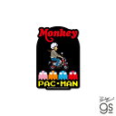 Honda×PAC-MAN ダイカットステッカー Monkey バイク パックマン ゲーム コラボ レトロ お洒落 かっこいい スマホ キャラクター gs 公式グッズ HNPC006