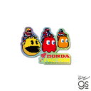 Honda×PAC-MAN ホログラムステッカー オートレース バイク パックマン ゲーム コラボ レトロ かっこいい スマホ キャラクター gs 公式グッズ HNPC011