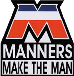 MPS069 行儀作法が人を作る コトワザミニステッカー Proverb Sticker