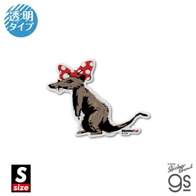 樂天商城 - 透明ステッカー Sサイズ Polka Dot Rat ブランダライズド かっこいい お洒落 クリアカラー アート gs グッズ BNK082S