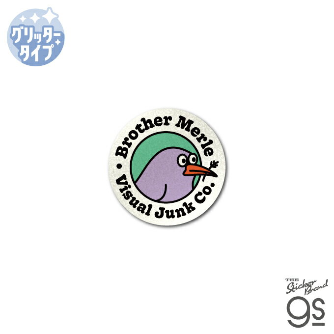 Rakuten - BROTHER MERLE グリッターミニステッカー BIRD LOGO ブラザーマール スケボー sk8 ファッション ストリート お洒落 gs 公式グッズ BRM028