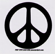 ステッカー BS039 PEACE wb