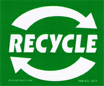 樂天商城 - ステッカー BS046 RECYCLE ミニサイズ