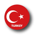 国旗缶バッジ CBFG043 TURKEY トルコ 国旗 缶バッジ フラッグ 旅行 グッズ