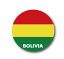 国旗缶バッジ CBFG073 BOLIVIA ボリビア 国旗 缶バッジ フラッグ 旅行 グッズ 220円
