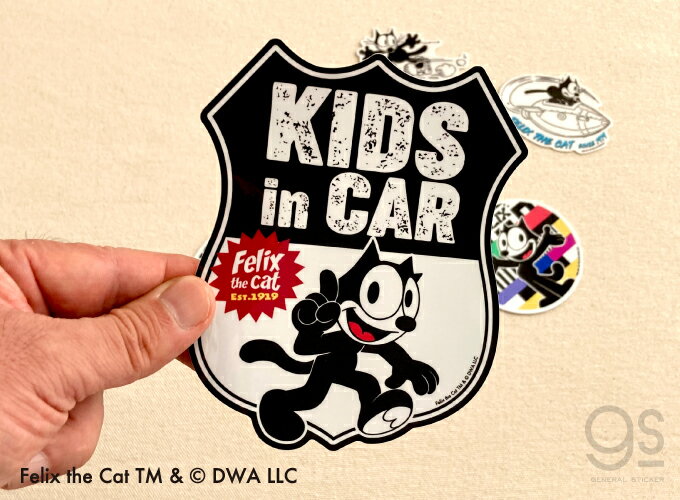 FELIX 車用ステッカー KIDS in C...の紹介画像2