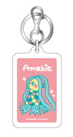 アマビエキーホルダー06 Amabie カラーは2色 妖怪 疫病退散 コロナウィルス対策 GSJ146 イラスト キーホルダー グッズ