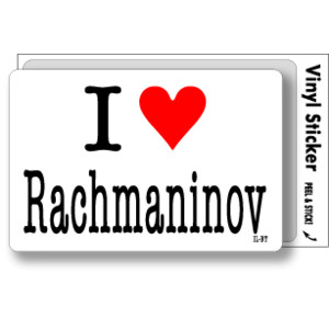 アイラブステッカー ILBT128 I LOVE Rachmaninov ラフマニノフ