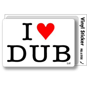 アイラブステッカー ILBT155 I LOVE DUB ダブ